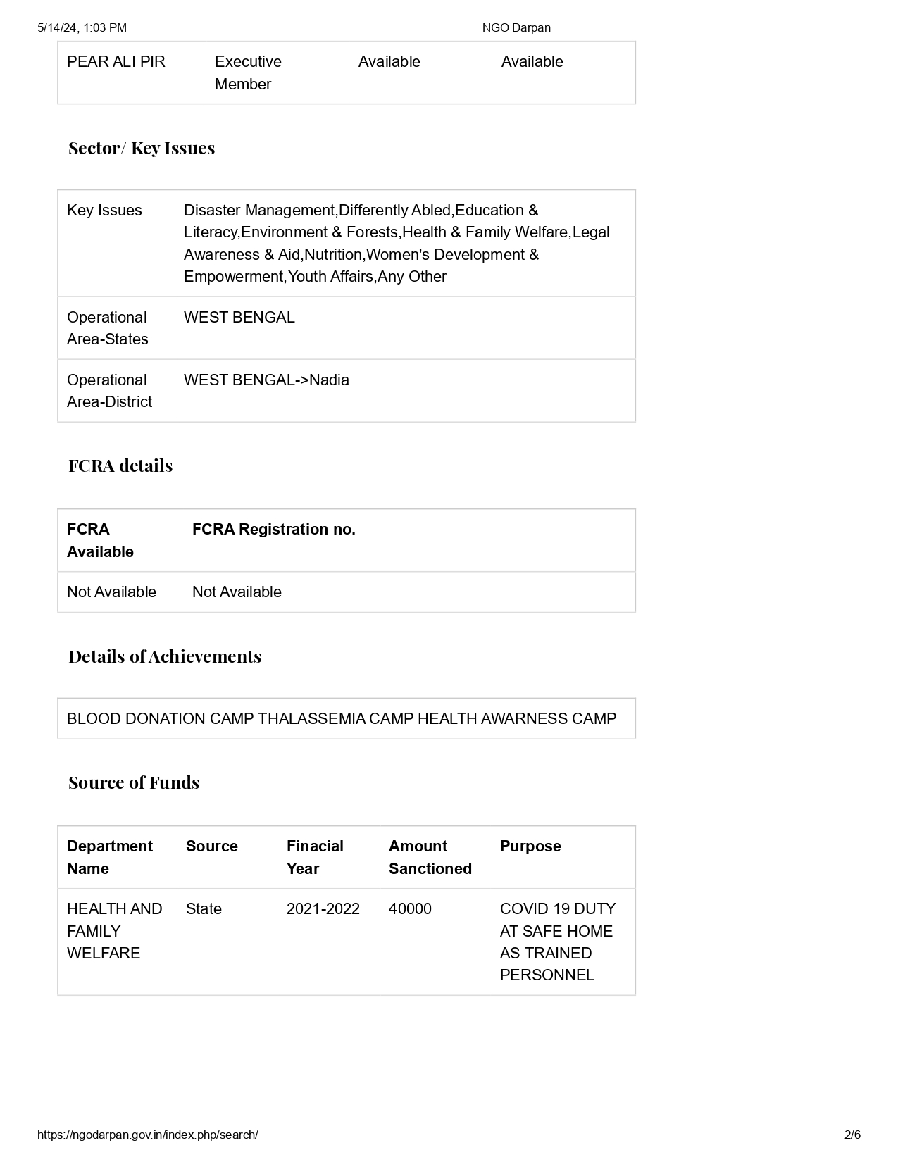 NGO Darpan Page 2